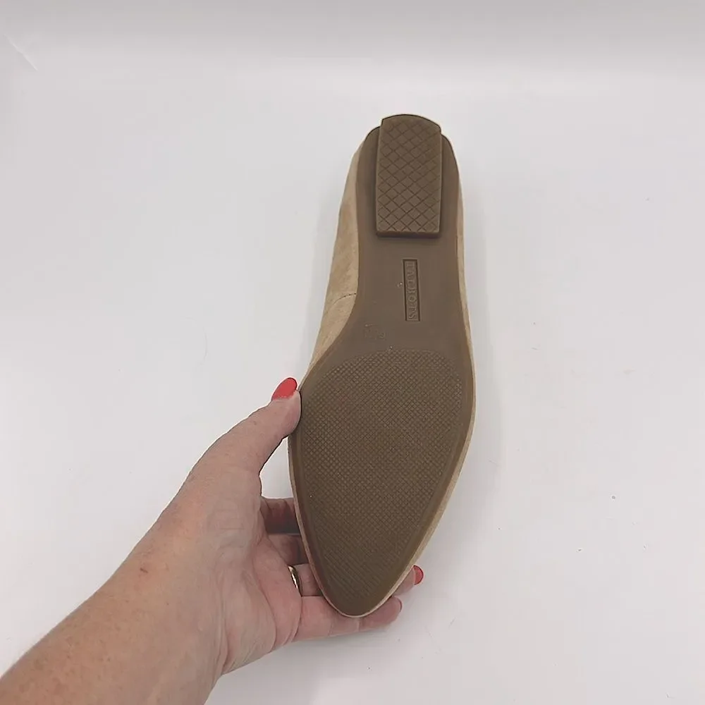 Talbots Shoes Francesca Flower Driving Flats Size 6.5 6.5M NIB
